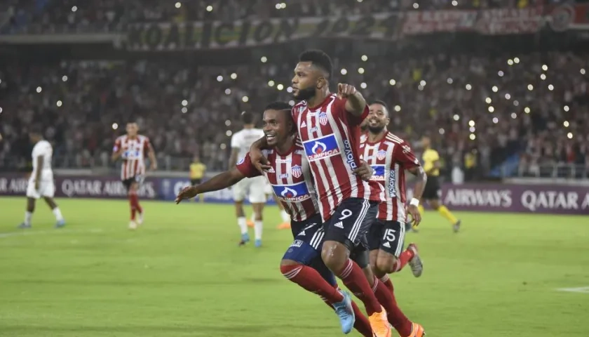 Miguel Ángel Borja, delantero de Junior. 