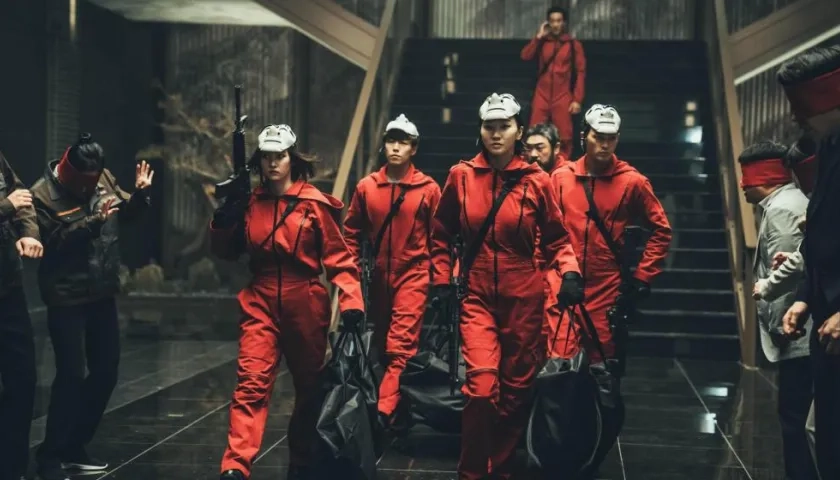 Una escena de "La casa de papel: Corea", dirigida por Kim Hong-su.