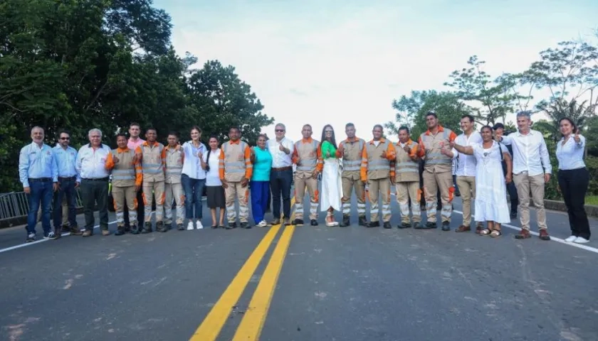 Duque en la inauguración de la Conexión Antioquia a la altura de Caucasia.