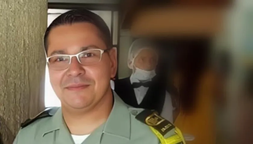 Ovidio José Ortiz Alcázar, policía fallecido. 