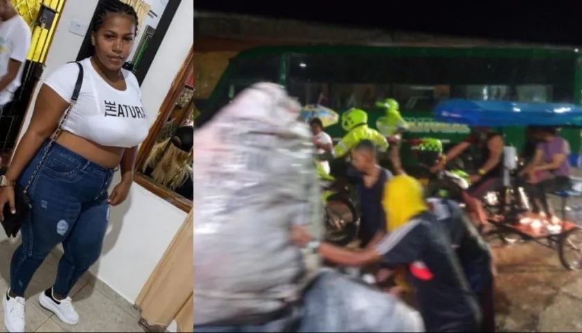 Candelaria Sarabia González murió tras ser arrollada por este bus de Coolitoral. 