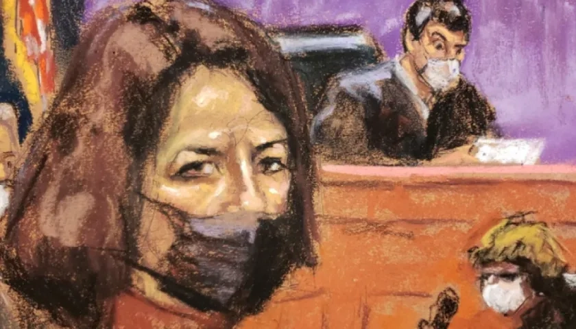 La británica Ghislaine Maxwell.