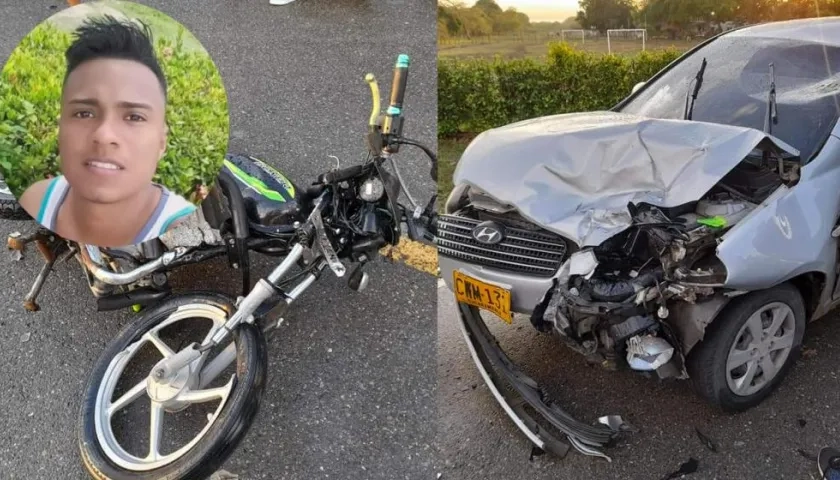 Accidente en vía Sabanalarga -Manatí y Andrés Galindo Coronado quien perdió la vida