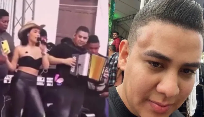 Jafid Nazar recibió un botellazo en la cara. 