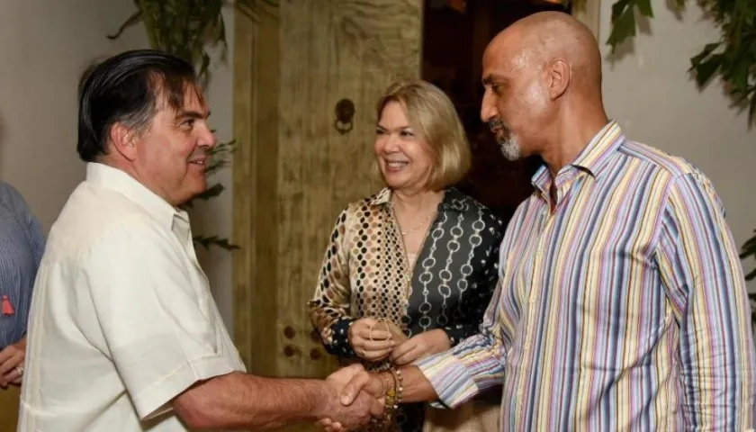 Francisco Palmieri, en Barranquilla con directivos de la Cámara de Comercio Colombo-Americana.