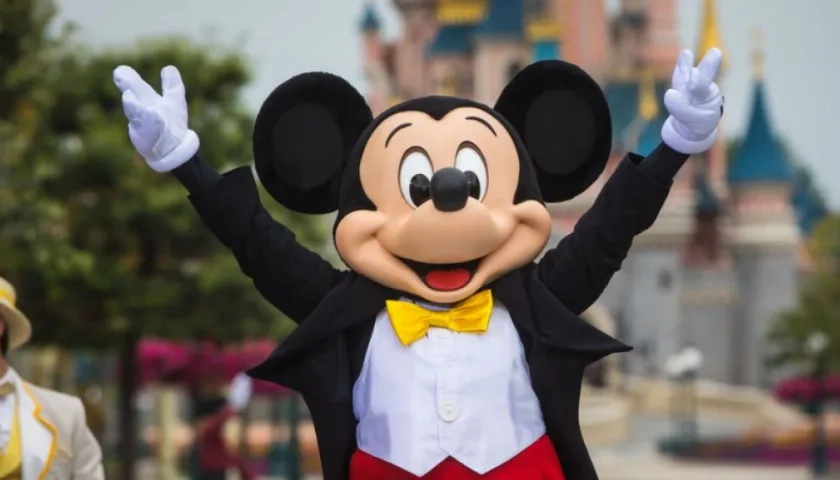 Personaje de Mickey Mouse. 