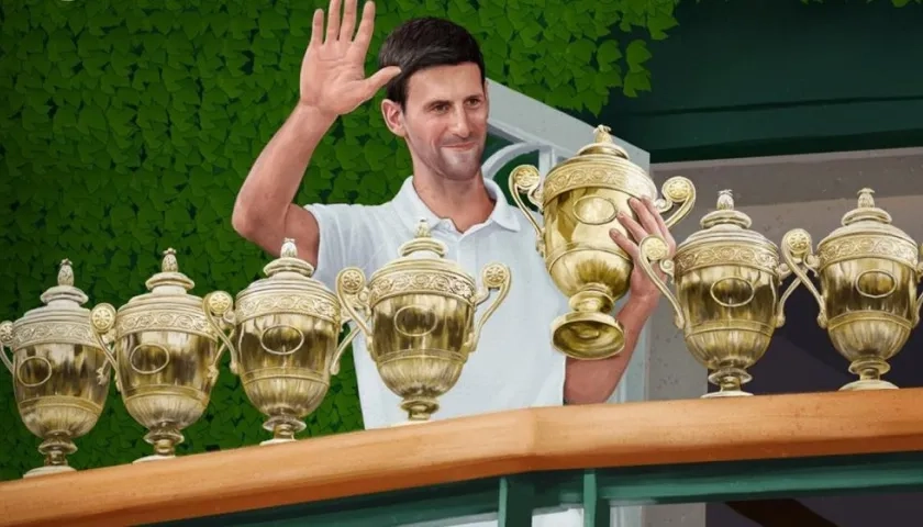 Novak Djokovic, tenista serbio. 