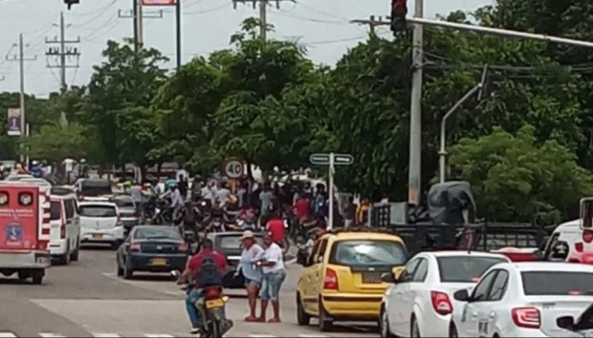 Sector de la prolongación de Murillo, donde se presentó el ataque a bala contra el joven. 