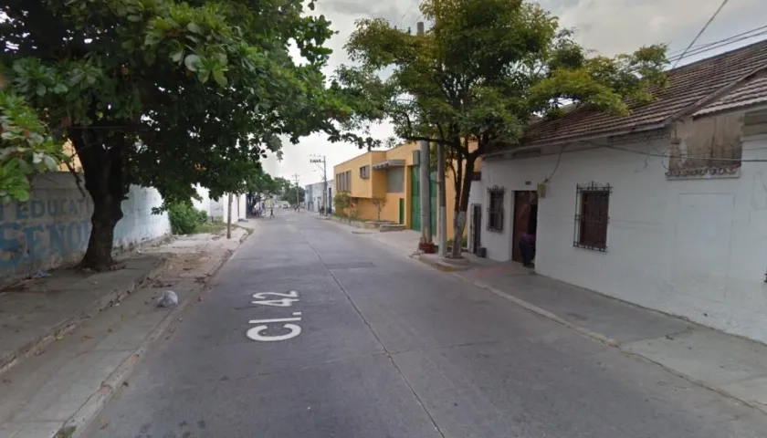 Imagen referencial calle 42 con carrera 47