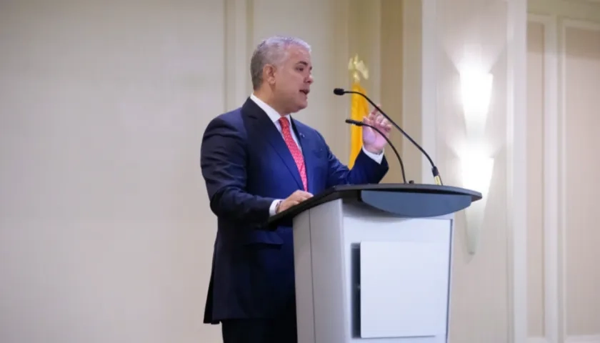 Iván Duque, Presidente de la República. 