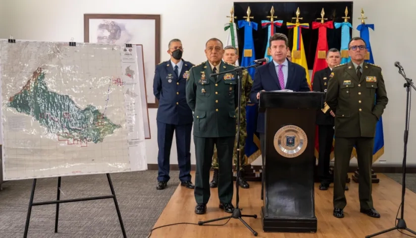 Diego Molano, Ministro de Defensa. 