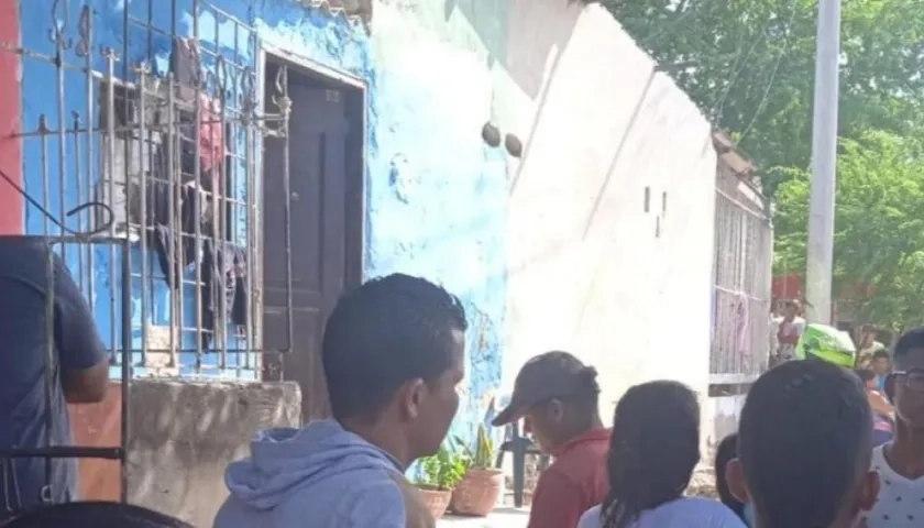 Lugar del doble homicidio en Normandía.