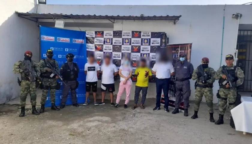 Los capturados fueron cobijados con medida de aseguramiento en centro carcelario. 