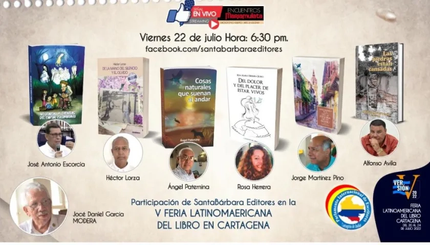 V feria latinoamericana del libro en Cartagena. 