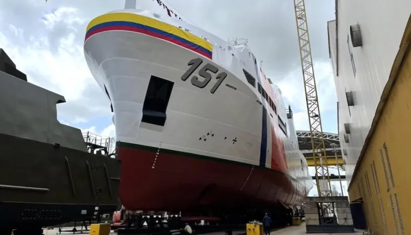 La moderna embarcación que será bautizada este sábado.