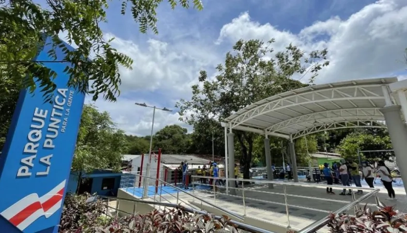 Parque ‘La puntica’ en Luruaco.