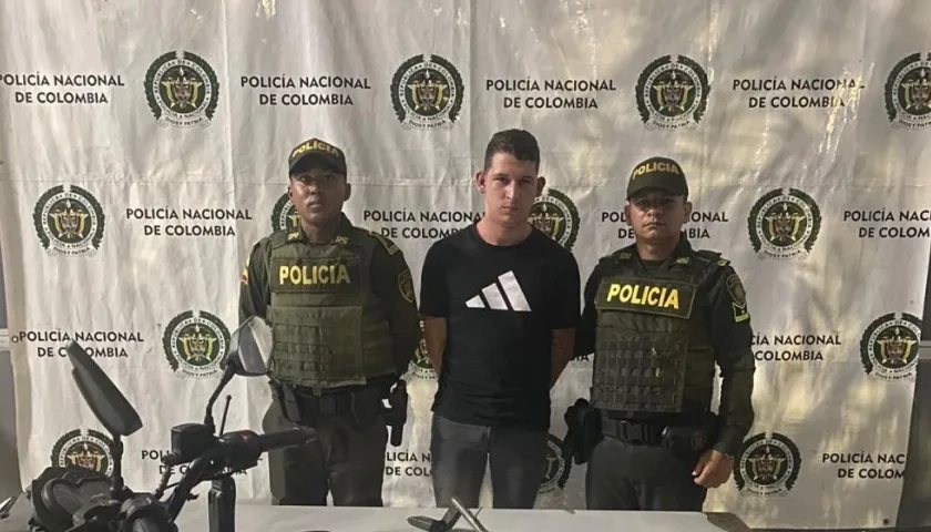 Aron Carreño Ospina, el capturado.