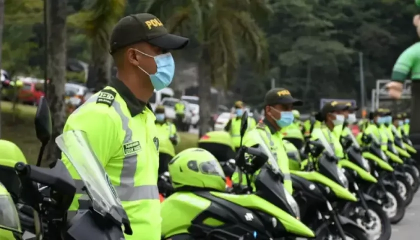 Miembros de la Policía Nacional en una fotografía de archivo. 