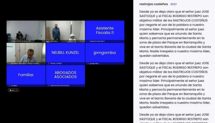 Imagen de la audiencia y de la amenaza.