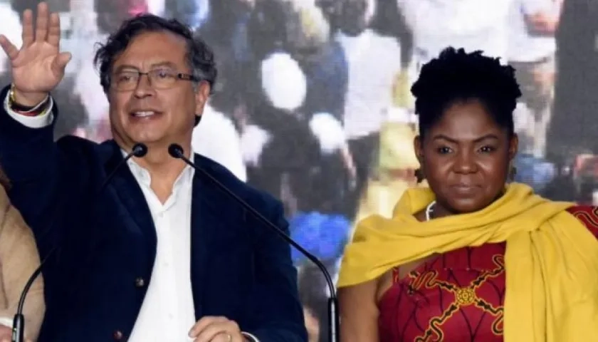 Gustavo Petro y Francia Márquez.