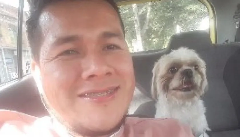 Dsgoberto Rojas y "Toby taxista".