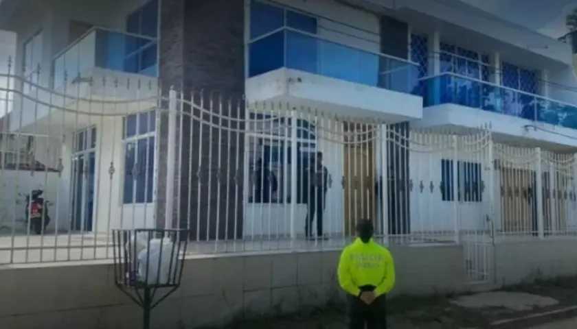 Uno de los inmuebles incautados.