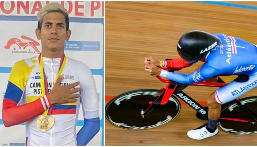 Nelson Soto, con la medalla de oro. 