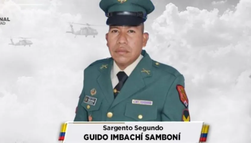 Sargento Guido Imbachí Samboní.