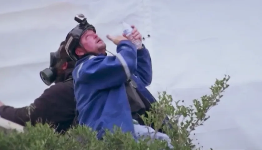 Guy Reffitt el día del asalto al Capitolio de EE.UU.