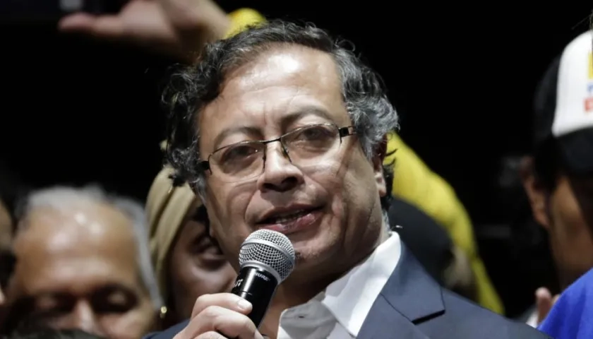 Presidente electo, Gustavo Petro.
