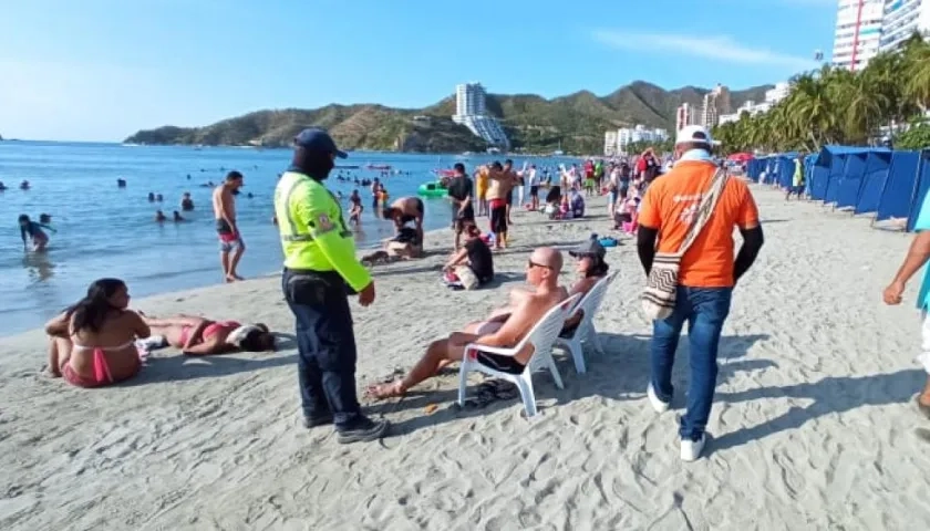 Las playas de Santa Marta recibieron 70.000 bañistas en las Fiestas del Mar.