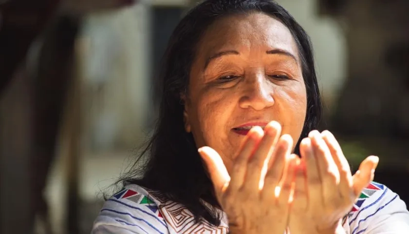 Jill Machado Pérez, médica tradicional del cabildo Kaámash Hu 