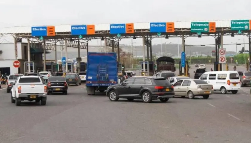 Peaje en concesión en Cartagena.