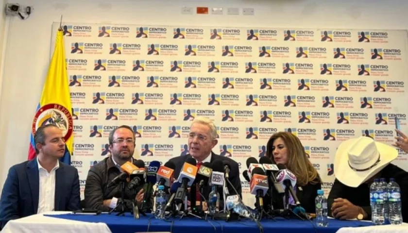 Dirigentes del Centro Democrático.