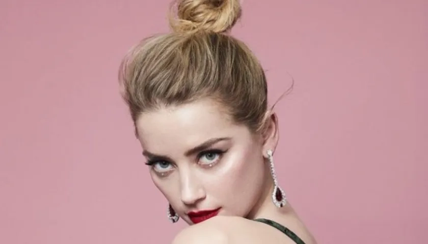 La actriz estadounidense, Amber Heard.