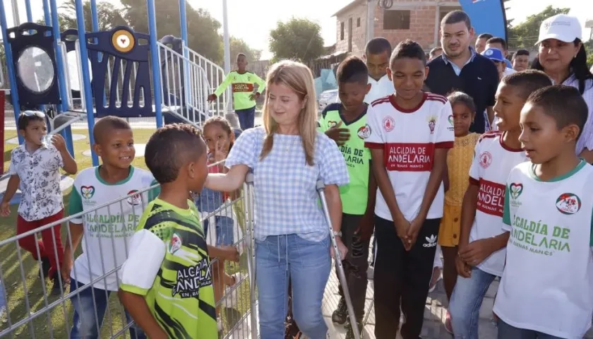 La gobernadora del Atlántico, Elsa Noguera.