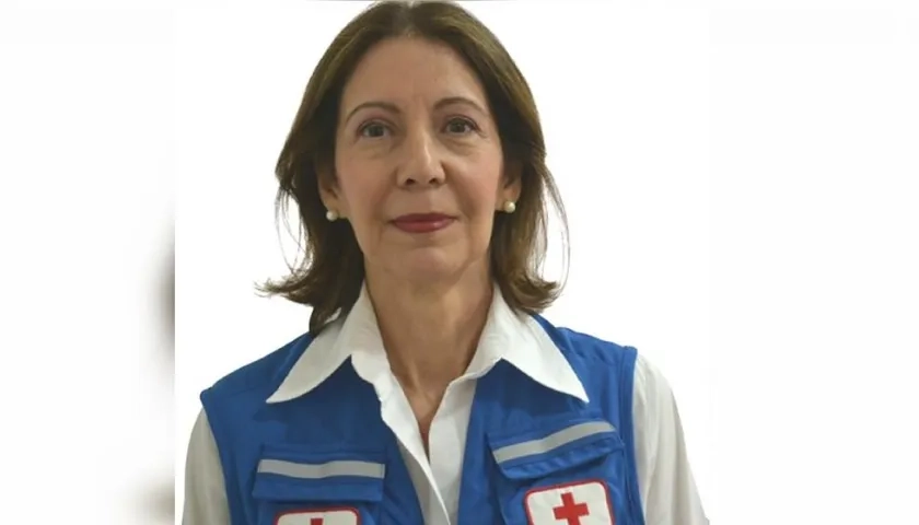 María Cristina Carvajal de Pérez, nueva presidenta de la Cruz Roja Atlántico.