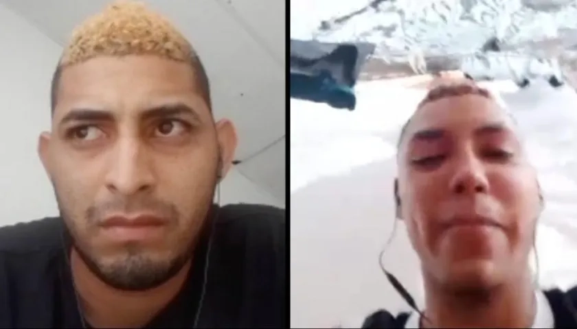 Geovany Ospino Rodríguez, alias ‘Cheo’; y Juan David Simmonds Niebles.