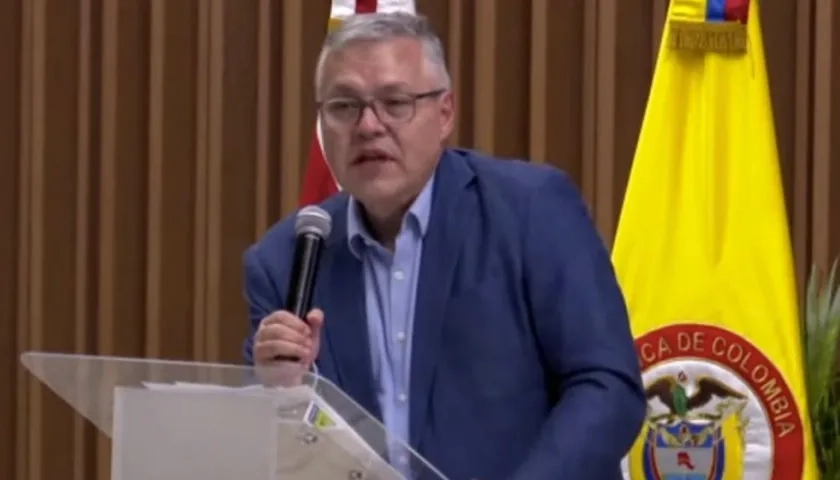 El Ministro de Justicia, Néstor Osuna.