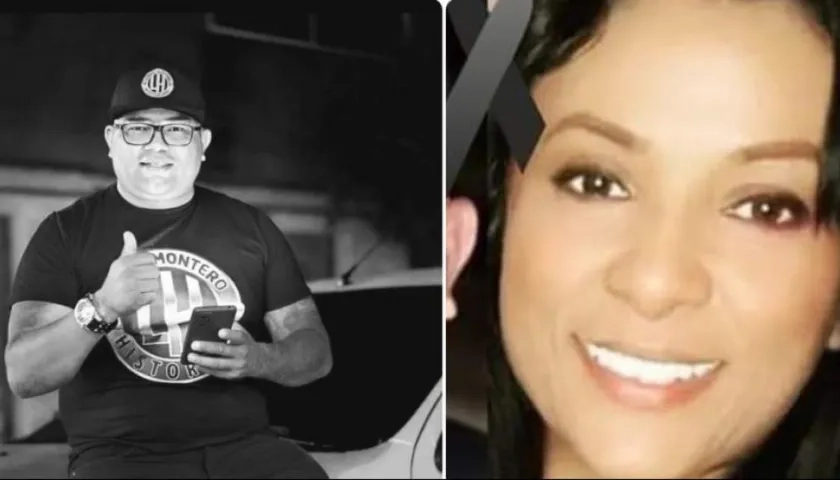 Léiner Montero Ortega y Dilia Contreras, periodistas asesinados.