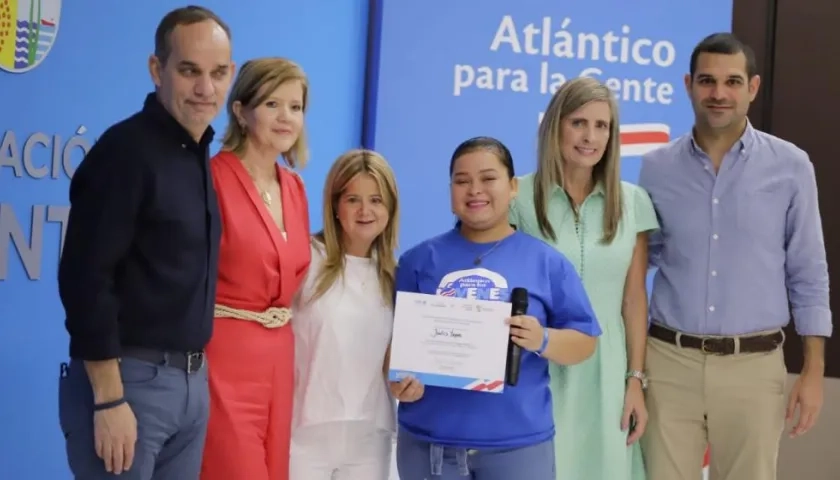 La gobernadora del Atlántico, Elsa Noguera.