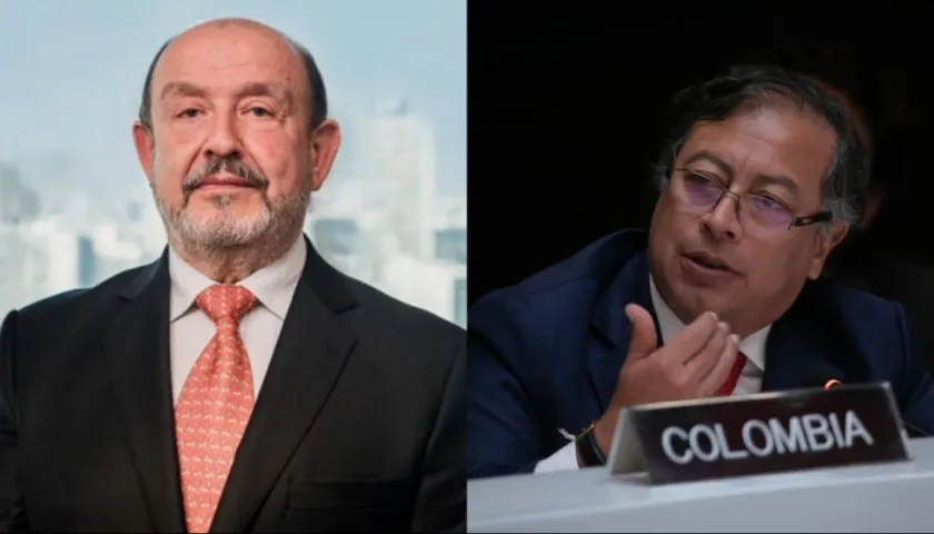 Isidro Solís y Gustavo Petro.