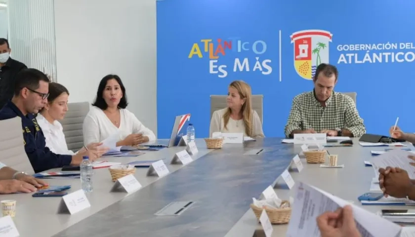 Gobernadora Elsa Noguera en la instalación del Consejo Departamental de Turismo.