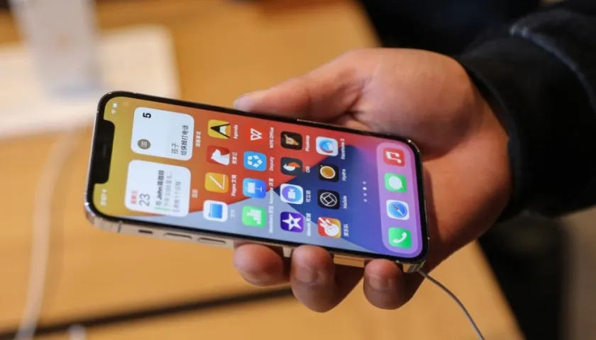 Fotografía de archivo de un iPhone