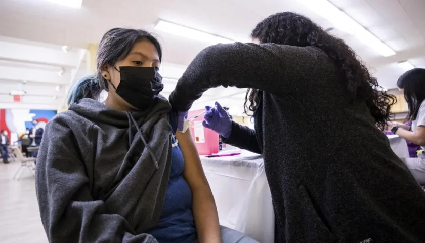 Vacunación contra Covid en Nueva York.