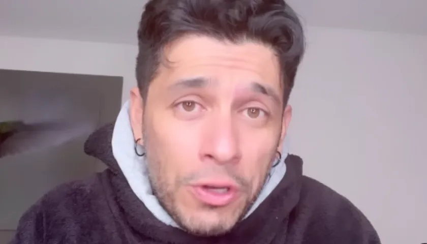 El actor Santiago Alarcón.