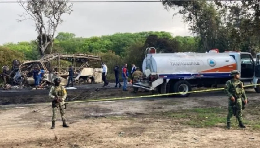 Así quedaron los dos vehículos involucrados.