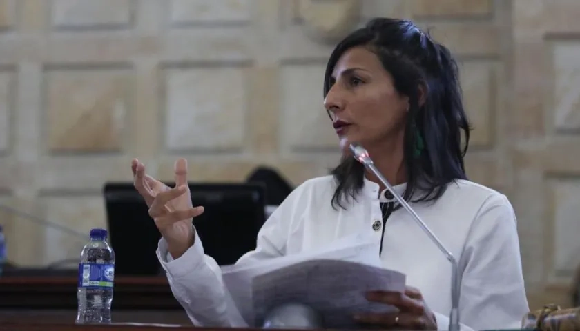 Ministra de Minas y Energía. 