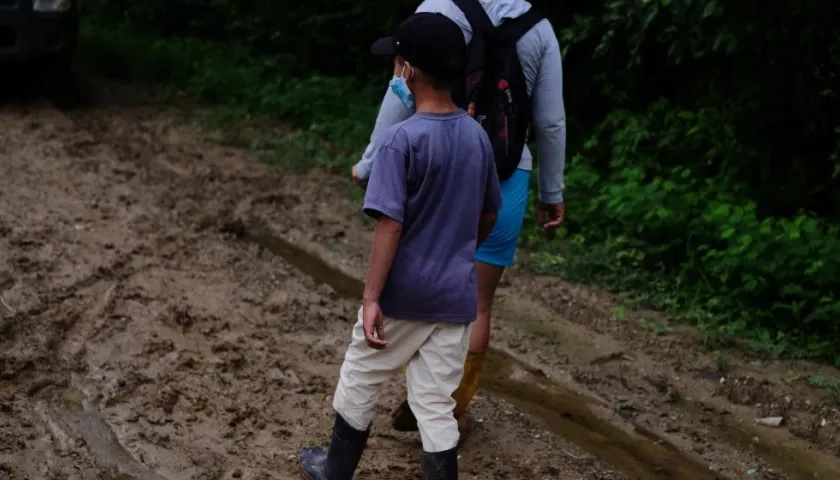Habitantes del corregimiento Cantillera Chiquito.