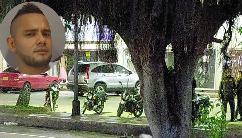 Lugar donde ultimaron al hombre